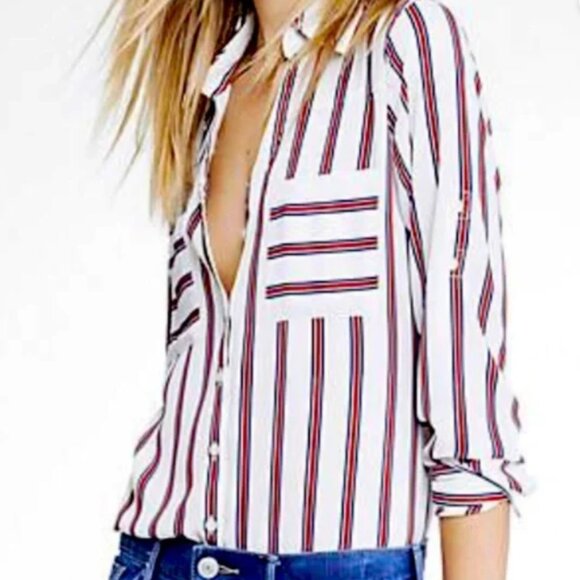 Express Tops - Express The Portofino Shirt * Women Size Medium